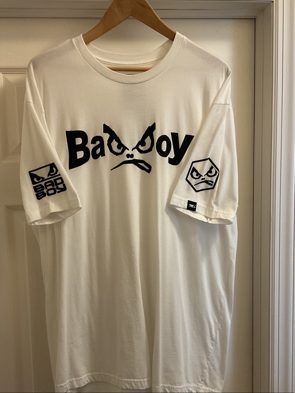 Badboy Logo White Short Sleeve Tee